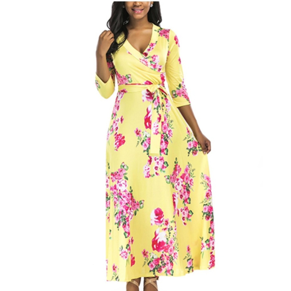 Floral maxi dress